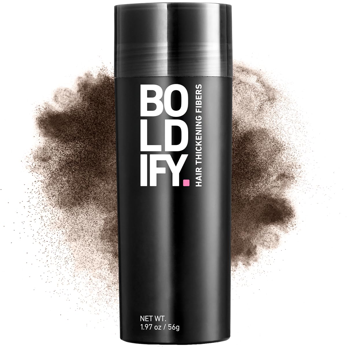 BOLDIFY Hair Fibres for Thinning Hair – Ash Brown Thickening Powder (56g)