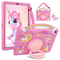 Aolcev iPad 11th/10th Gen Case for Kids - Unicorn Silicone Stand Cover