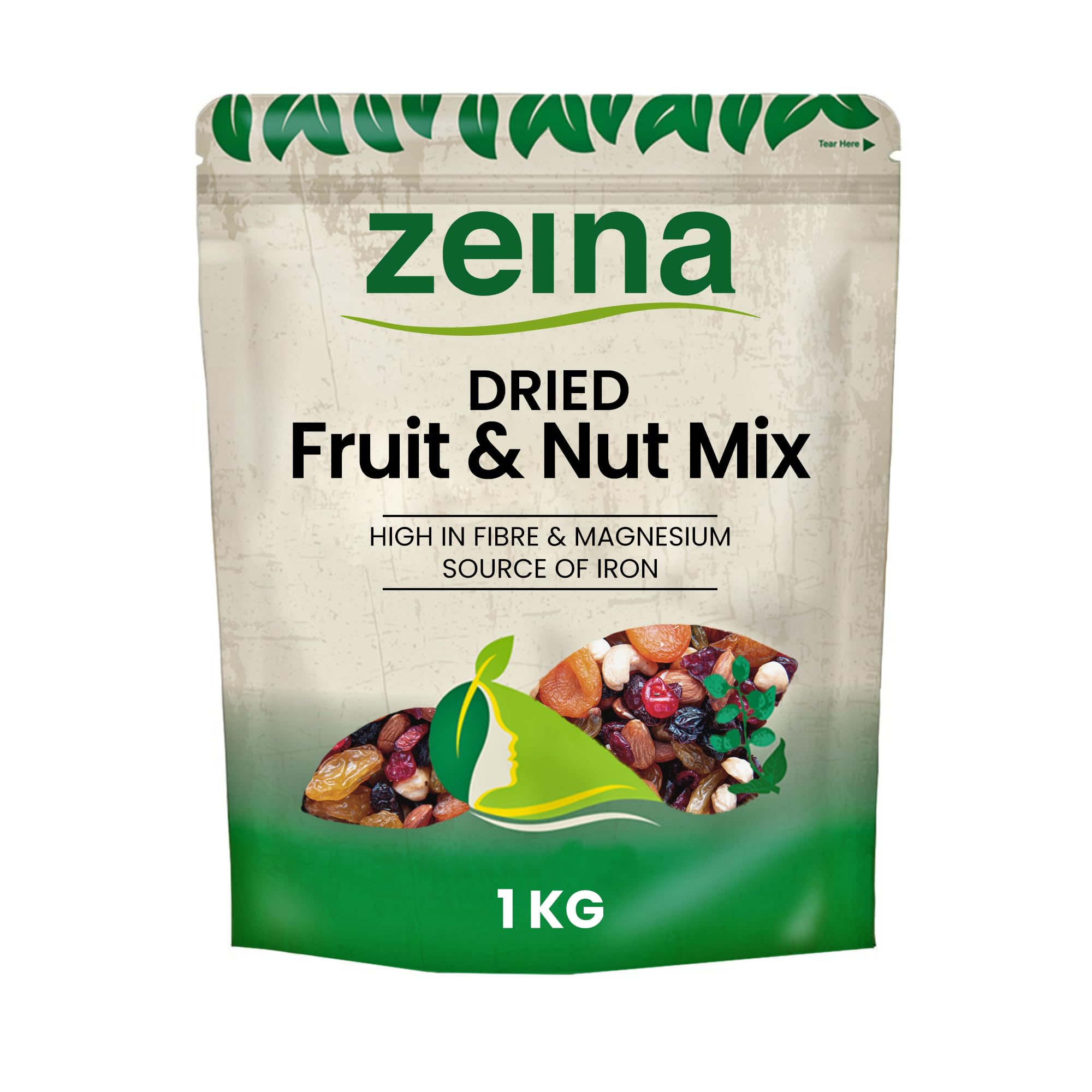 Zeina Succulent Dried Fruit and Nut Mix – Premium Vegan Snacks (1kg)