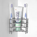 Linkidea Corner Wall Mount Toothbrush Holder for Bathroom, Stainless Steel Triangle Shelf for Tile Walls - image 1