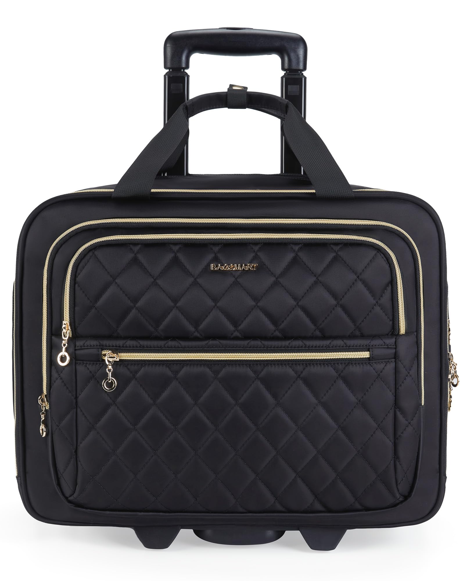 Bagsmart Rolling Laptop Bag for Women – 15.6 Inch Briefcase with TSA