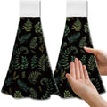 CUTHOLLOW Retro Plants Hanging Kitchen Tea Towels - Microfiber Set of 2