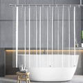 Short PEVA Shower Curtain Liner – 180x165cm Magnetic Bottom