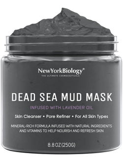 New York Biology Dead Sea Mud Mask with Lavender – Natural Pore Refiner