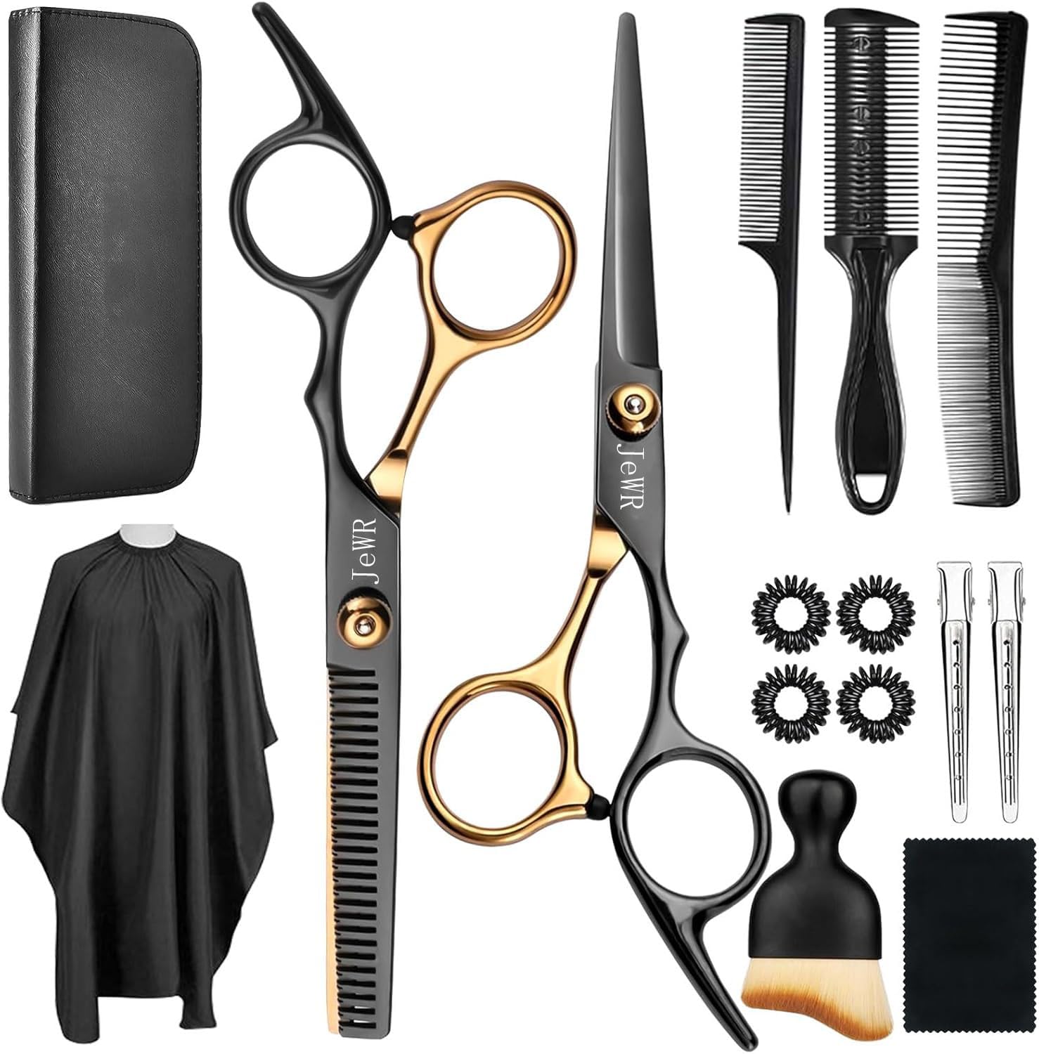 15-Piece Professional Hairdressing Scissors & Thinning Kit