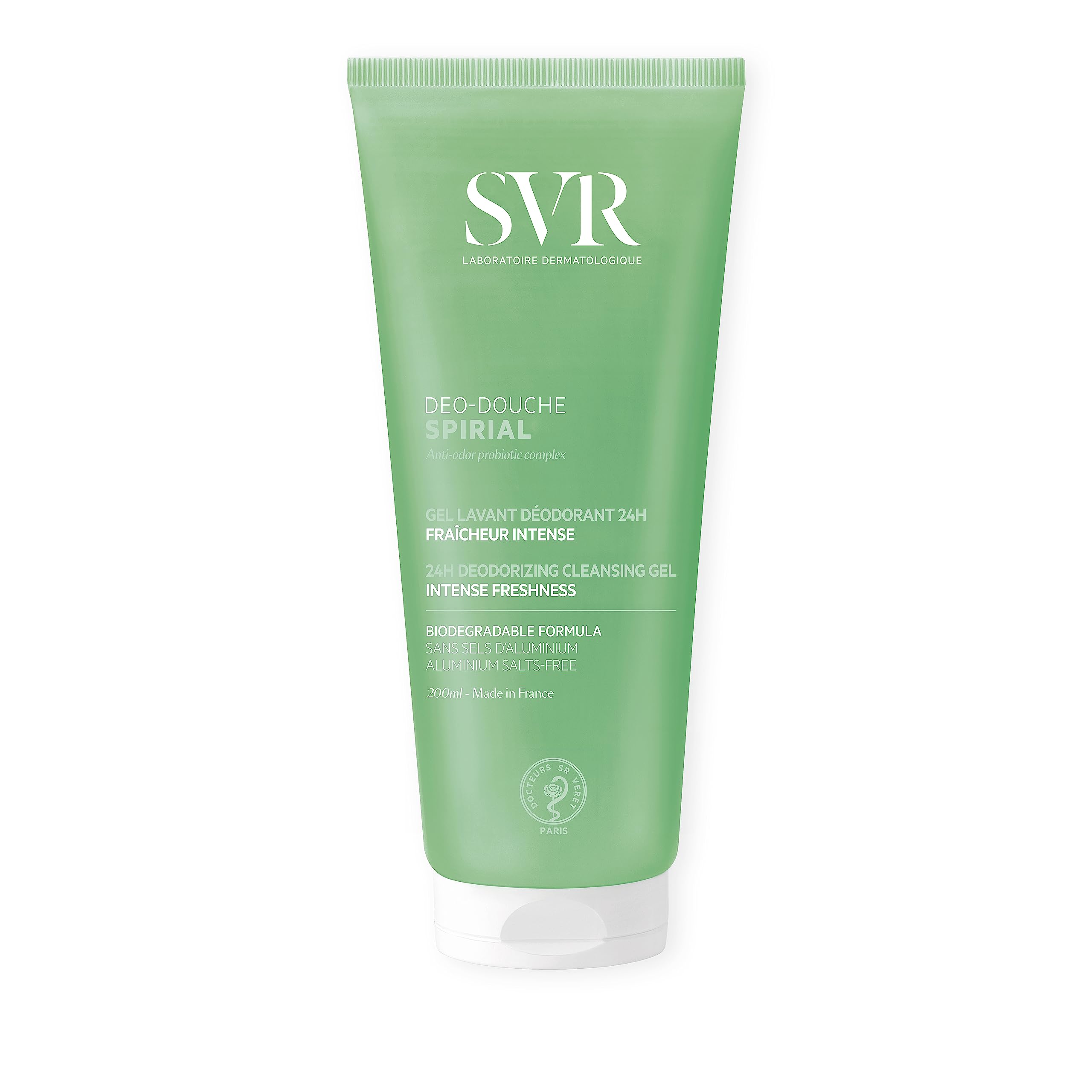 SVR Spirial Deodorising Cleansing Gel – Aluminum-Free Body Wash 200ml