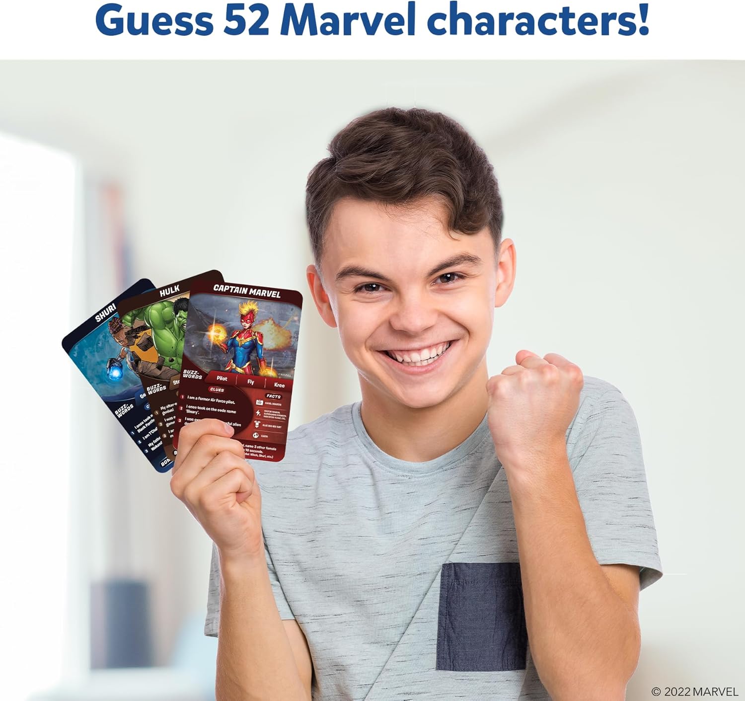 Skillmatics Guess in 10 Marvel Edition - Trivia Card Game for Kids