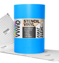 VViViD Blue Stencil Vinyl Masking Film - Low-Tack Adhesive (12" x 10ft)