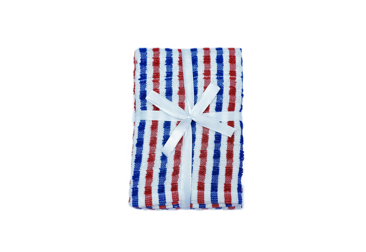 QUALITY HOME TEXTILES 100% CottonTerry Towelling Tea Towels with Hanging Loop | Pack of 3| Kitchen Hand Towels Dish Cloth Super Absorbent Soft Touch - image 1