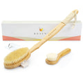 Jolof Store Dry Body Brush Set – Natural Boar Bristle & Bamboo Kit