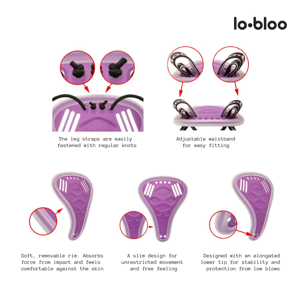 lobloo Aeroslim Female Athletic Pelvic Cup | Protective Sports Guard