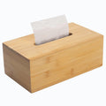 Bamboo Tissue Box Cover – Rectangular Wooden Holder