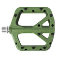FIFTY-FIFTY MTB Pedals | Nylon Composite 9/16" Wide Flat Platform - Olive