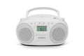 Roberts Zoombox FM/AM CD Boombox with Bluetooth & Stereo Sound - White