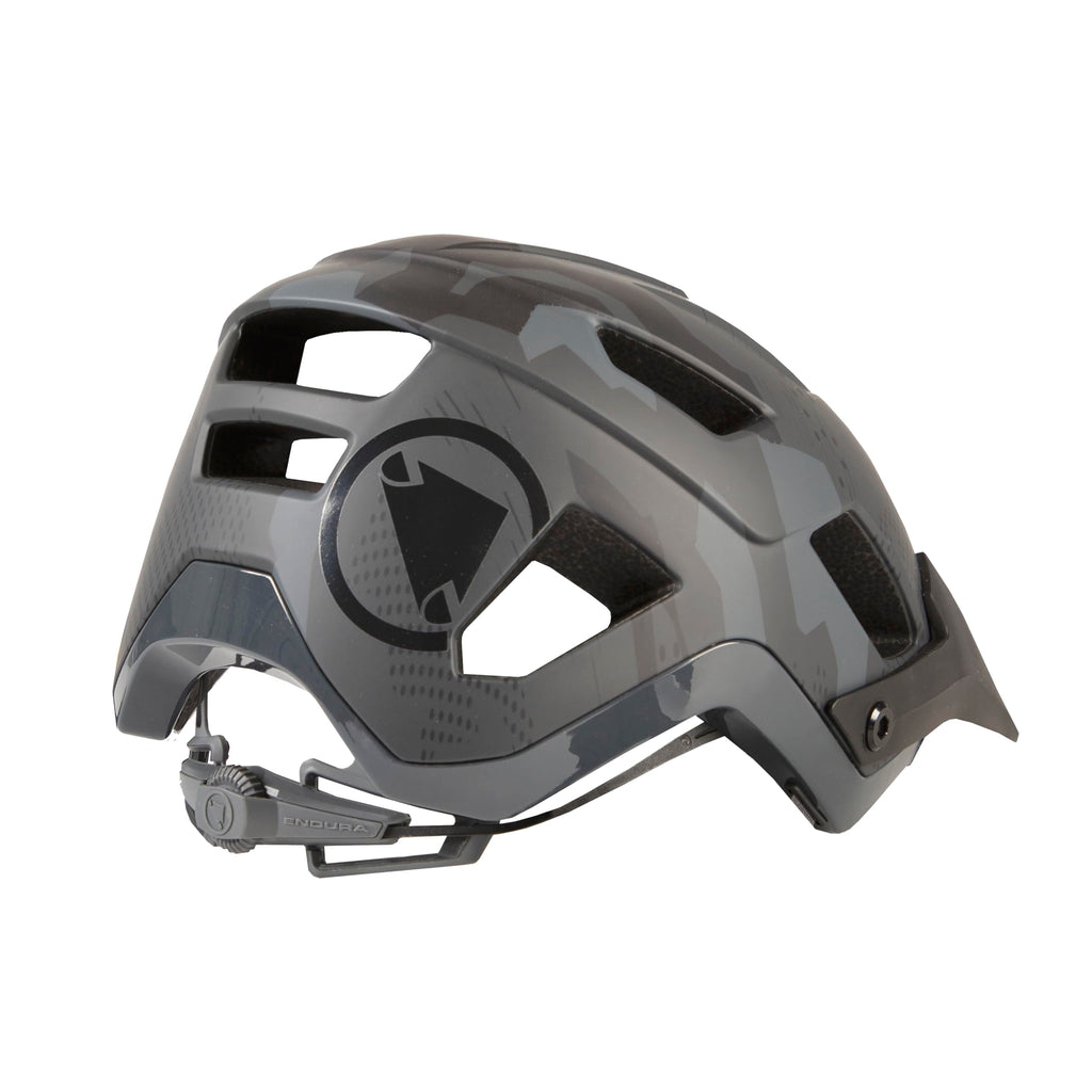 Endura Men's Hummvee Plus MIPS Cycling Helmet – Grey Camo, L-XL