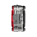 Crankbrothers Multi-19 Bicycle Multi-Tool – 19 Functions, Black/Red
