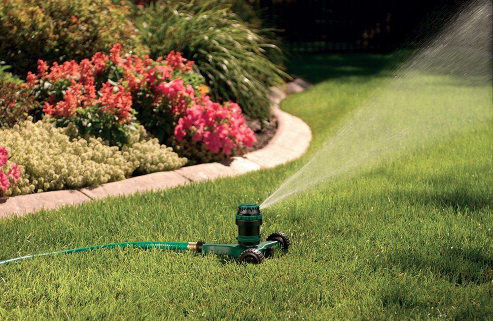 Orbit H2O-6 Gear Drive Sprinkler | 6-Pattern Lawn Watering System