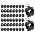 40 PCS Black Plastic Curtain Track Runners | Sliding Gliders