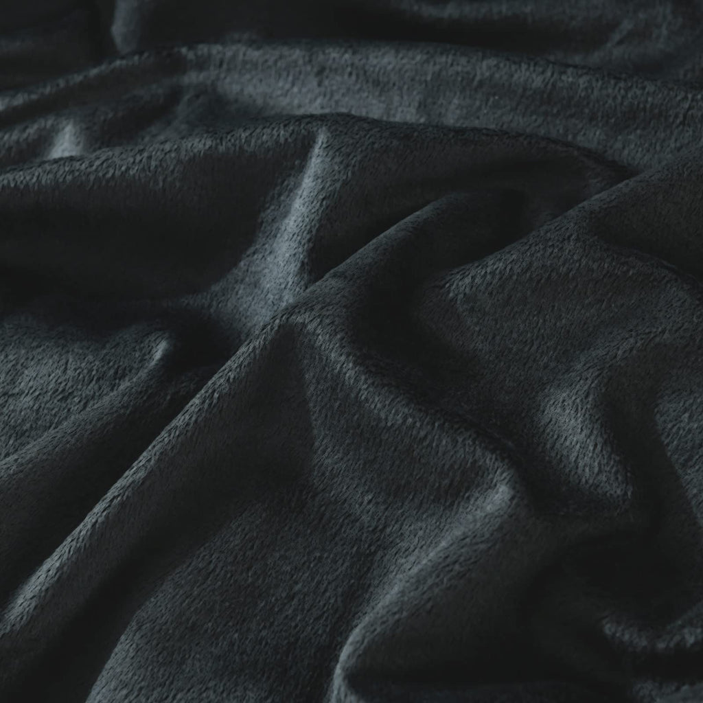 Jolof Store Faux Fur Throw Blanket – Luxury Shaggy Grey, 152x203cm