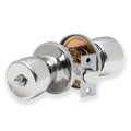 XFORT Tulip Privacy Door Knob Set | Polished Chrome Keyless Lock
