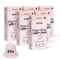 Grind House Blend Coffee Pods - 60 Nespresso Compatible Capsules