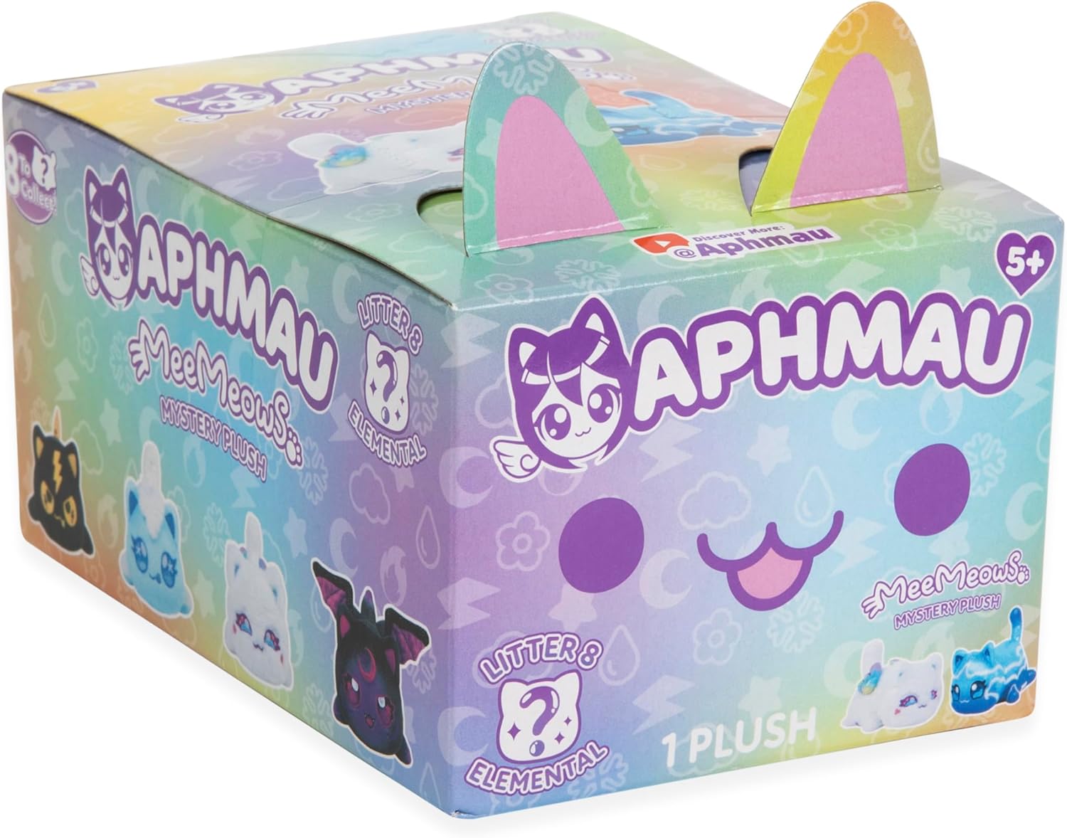 Aphmau MeeMeow Mystery Plush - 6 Inch Elemental Series 8 Cat Toy