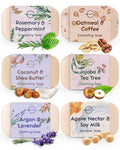 O Naturals Organic Soap Bar Set – 6 Pack Vegan Face & Body Gift Collection