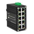 Jolof Store Industrial 10-Port Gigabit PoE+ Switch | 240W Rugged Ethernet