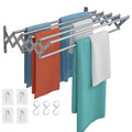 Wuciray Wall Mounted Clothes Drying Rack – 80cm Stainless Steel Airer