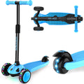 IMMEK 3-Wheel Kids Kick Scooter with LED Flashing Wheels and Steering Lock