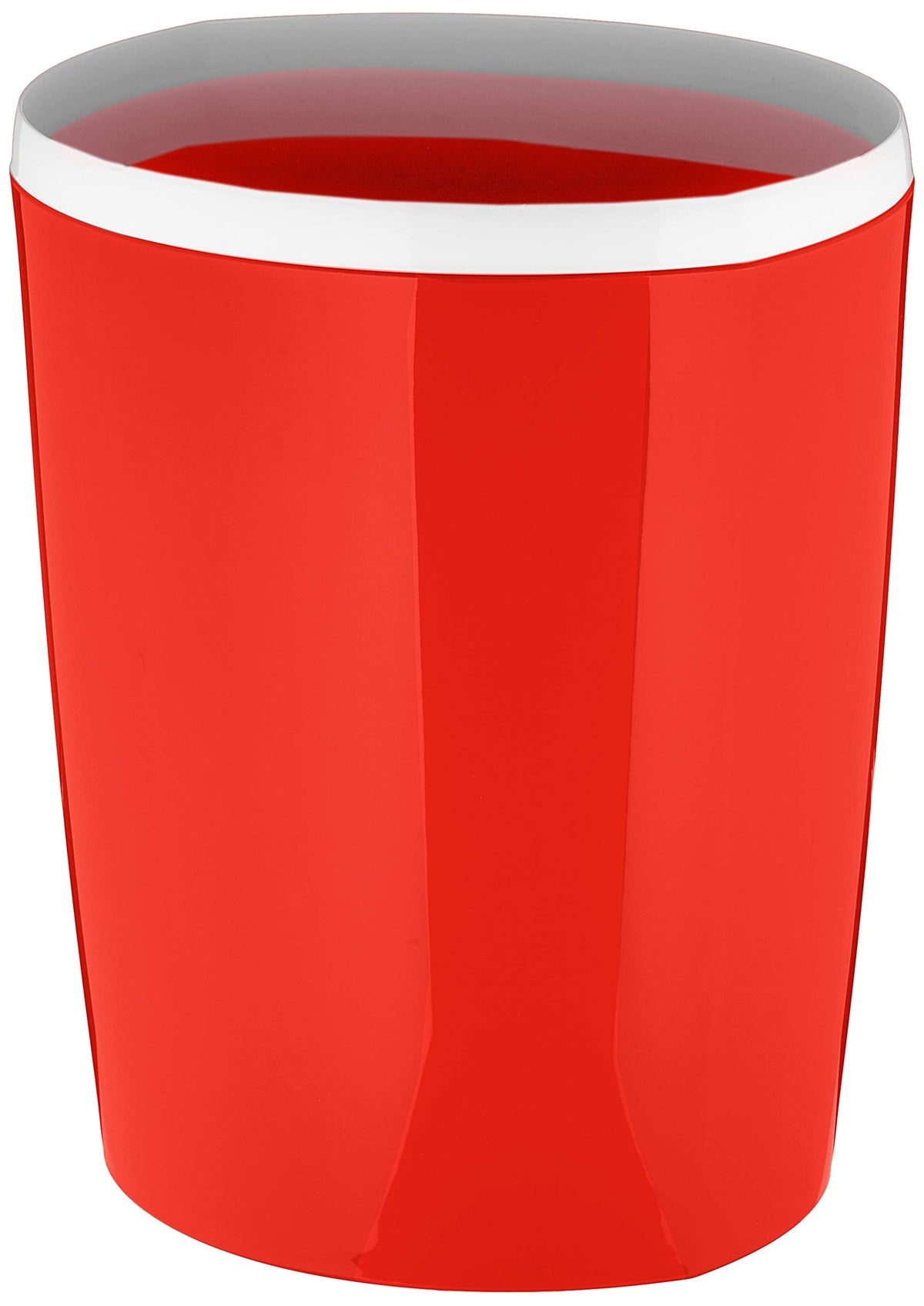 Spirella Waste Bin Lemon 5L Red 1210174, White, Standard - image 1