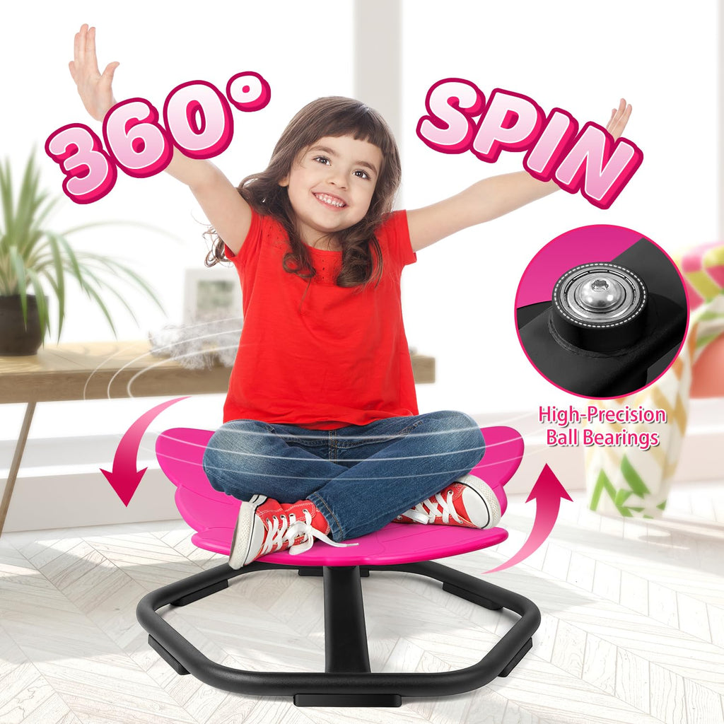 TERRAMUS Elephant Swivel Chair – 360 Sensory Sit and Spin Toy for Kids