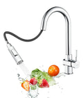 Süßren Kitchen Mixer Tap with Pull Out Sprayer – Stainless Steel Chrome