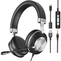 Wantek USB Headset with Noise Cancelling Microphone for PC and Laptop