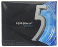 Wrigley's 5 Gum Cobalt Peppermint Sugarfree Chewing Gum - 15 Sticks