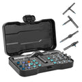 HYCHIKA 24-in-1 Ratchet Screwdriver Set | Mini Reversible Handle