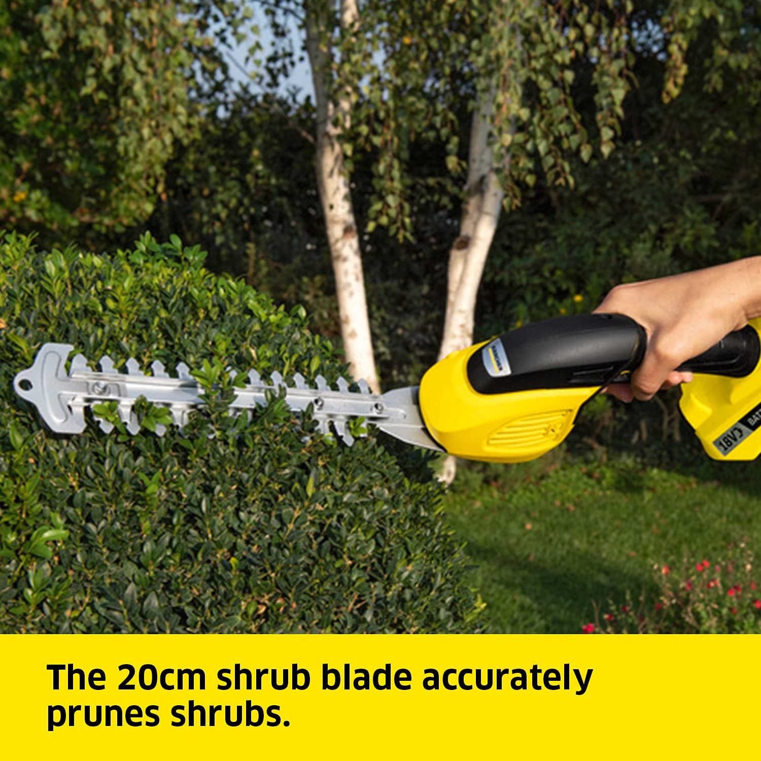Kärcher GSH 18-20 Cordless Grass & Shrub Shears - 18V Machine Only