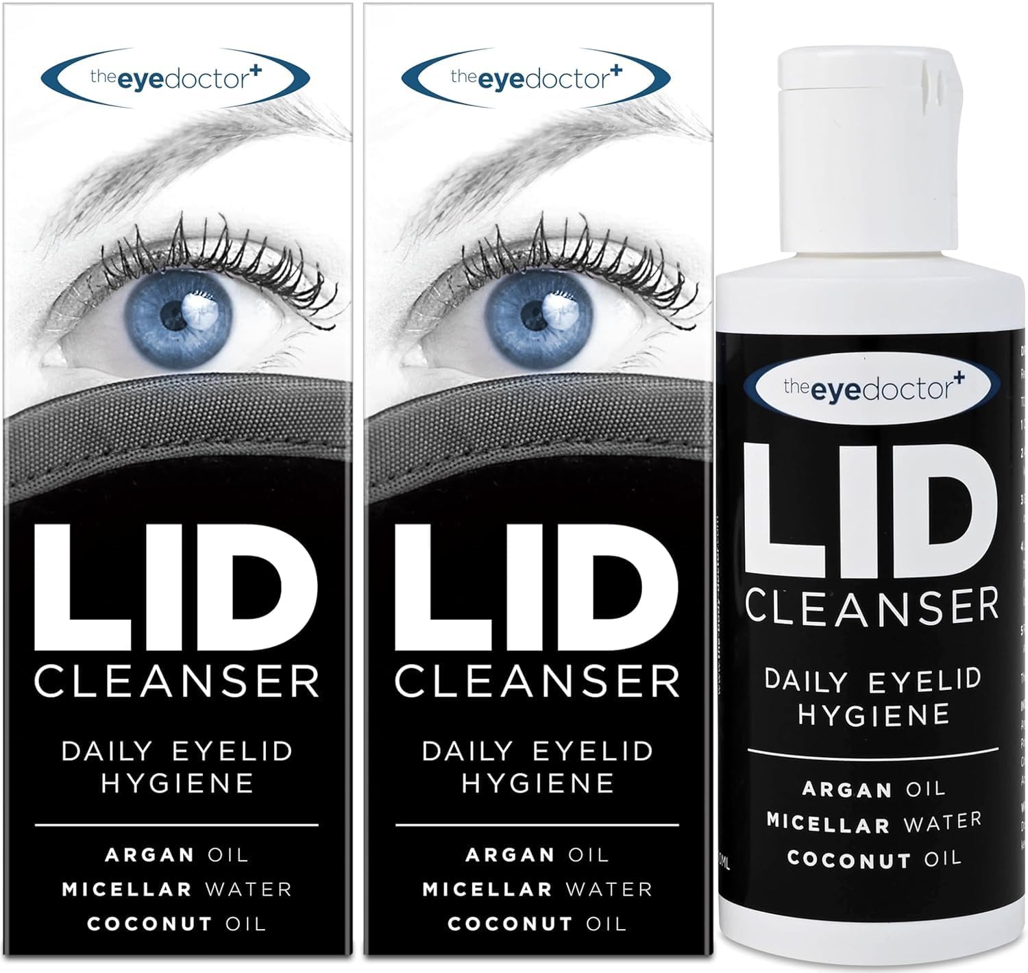 The Eye Doctor Lid Cleanser Twin Pack | Micellar Water & Argan Oil