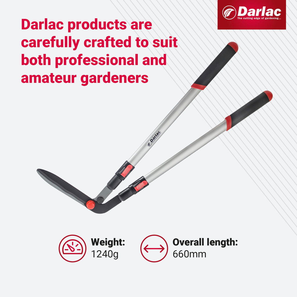 Darlac Telescopic Edging Shears – Extendable Handle Lawn Grass Trimmers