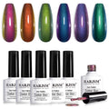 RARJSM Chameleon Gel Nail Polish Set | 6pcs Multichrome Color Changing Gel