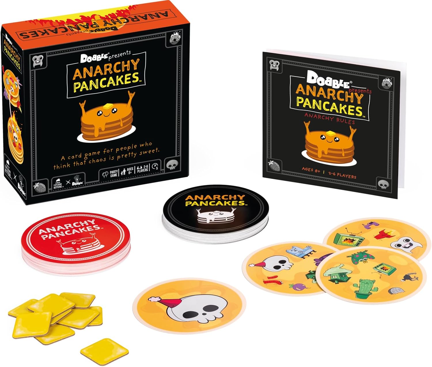 Anarchy Pancakes Card Game by Dobble & Exploding Kittens - Snaps
