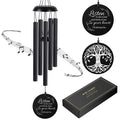 Jolof Store Sympathy Wind Chimes - 39 Inch Aluminum Tree of Life Memorial