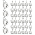 Curtain Track Rollers – 40 PCS White PVC Sliding Gliders