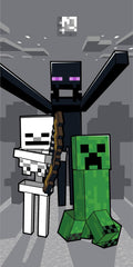 Minecraft Mob Attack Kids Bath & Beach Towel | 100% Cotton | 70x140cm