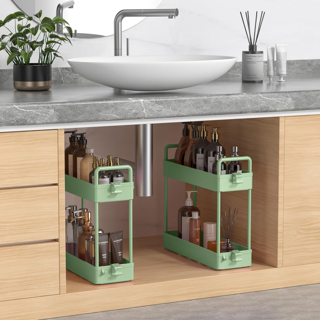SOLEJAZZ Storage Trolley Cart Slim Rolling Cart Mobile Storage Shelving - image 5