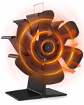 Signstek Heat Powered Stove Fan | 4-Blade Silent Log Burner Fan