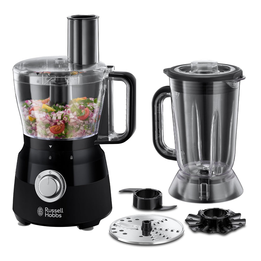 Russell Hobbs Desire Food Processor | 1.5L Blender & Stainless Steel Blades