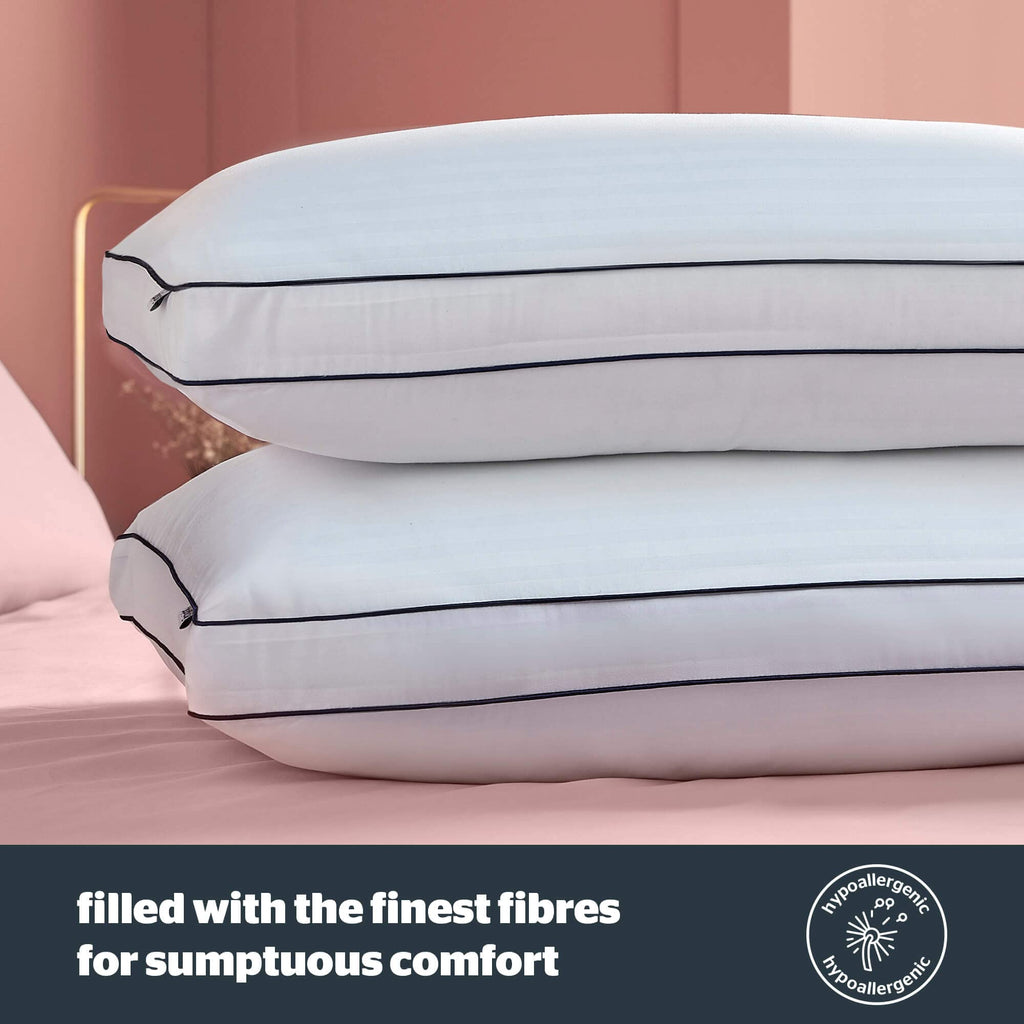 Silentnight Hotel Collection Pillows 4 Pack | Soft Box Wall Design