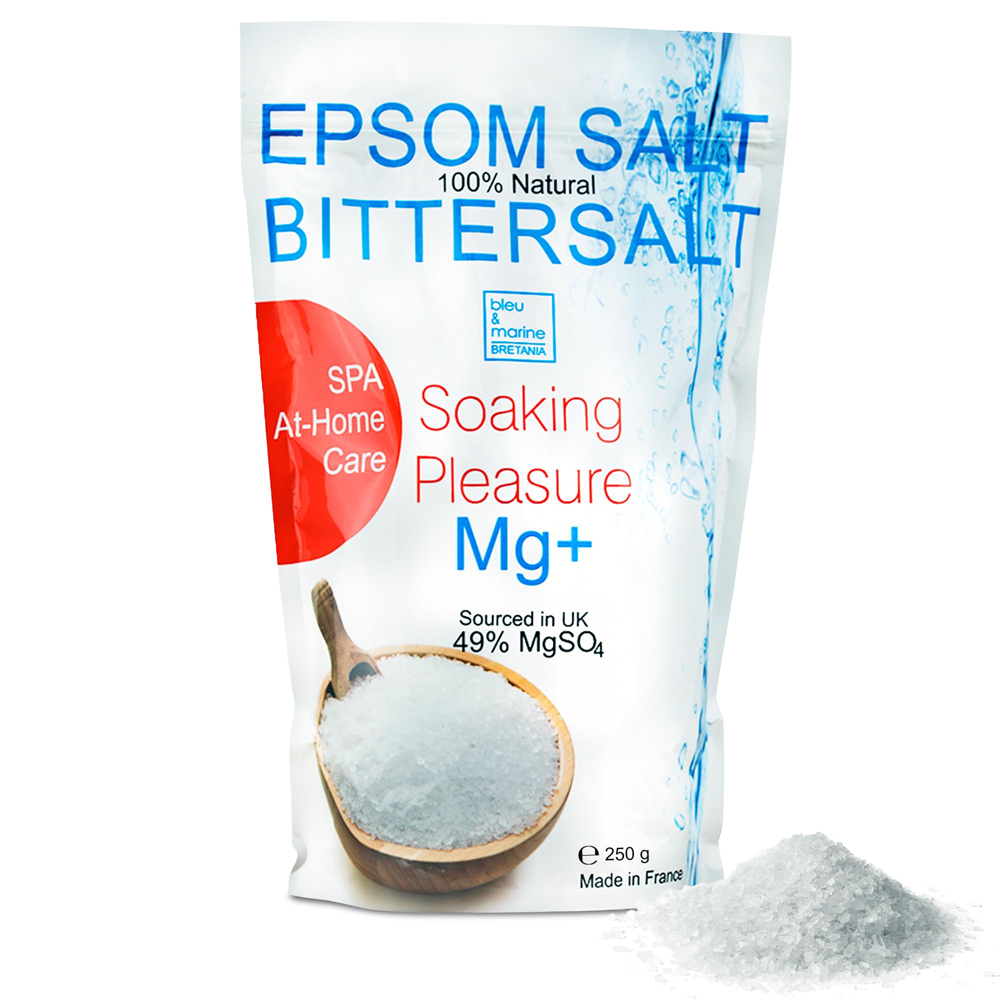 Pure Epsom Salts - Magnesium Foot Soak & Body Exfoliator 250g