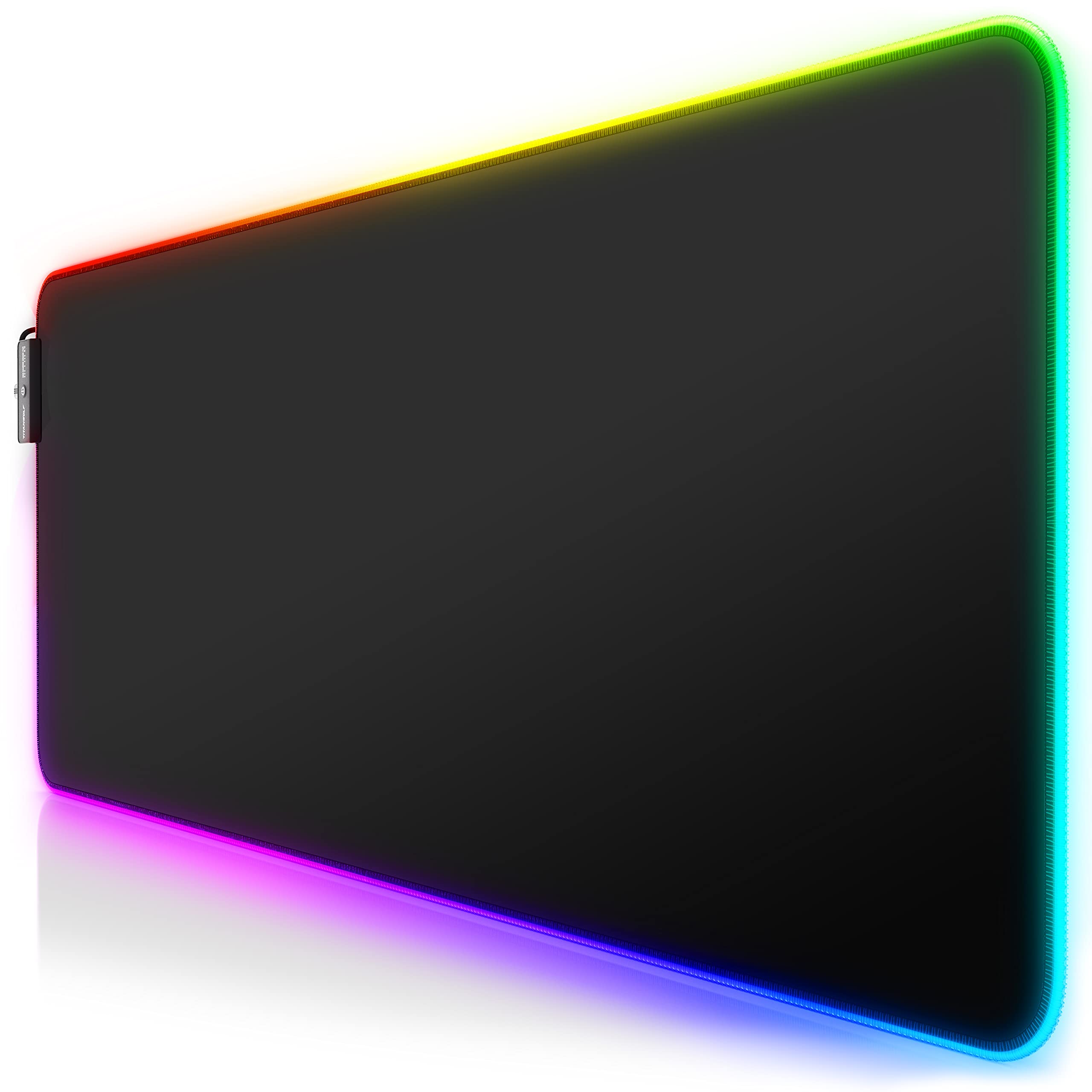Titanwolf RGB Gaming Mouse Pad – XXL LED Desk Mat, 800x300mm, Washable